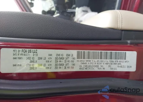 2018 Dodge Durango Gt Awd z USA, uszkodzony, nr VIN 1C4RDJDG3JC434969